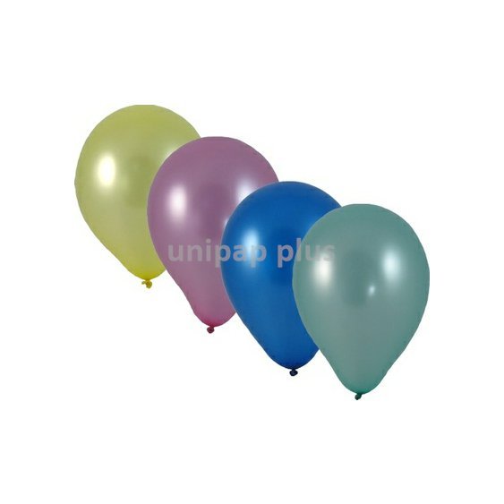 balonky nafukovací M metalíza 10 ks