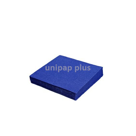 ubrousky barevné 33 x 33 cm 20 ks 3 vrstvy modré tmavé