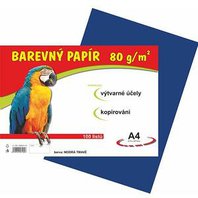 papír pro výtvarné práce A4 80 g 100 listů tmavě modrý