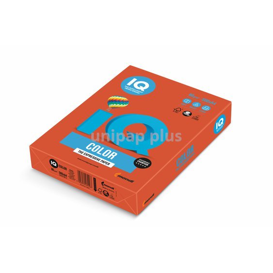 xerografický papír IQ Color A4 80 g 09 cihlově červená 500 listů