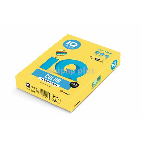 xerografický papír IQ Color A4 80 g 39 kanárkově žlutá 500 listů
