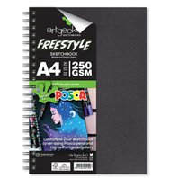 skicák Freestyle A4 na výšku 30 listů 250 g bílý