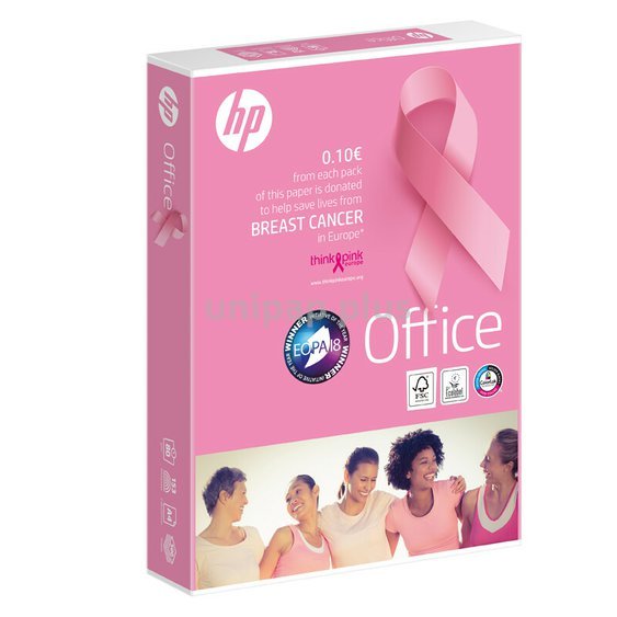 xerografický papír HP Office Pink A4 80g 500 listů (třída C - B)