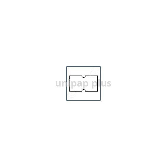 etikety do kleští Cola 22 x 12 mm bílé