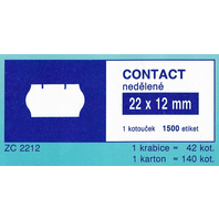 etikety do kleští Contact 22 x 12 mm