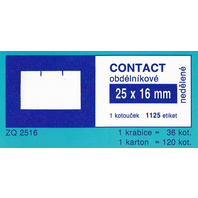 etikety do kleští Contact 25 x 16 mm