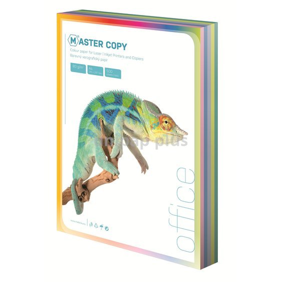 xerografický papír Master copy 100 listů mix 5 barev světlý A4