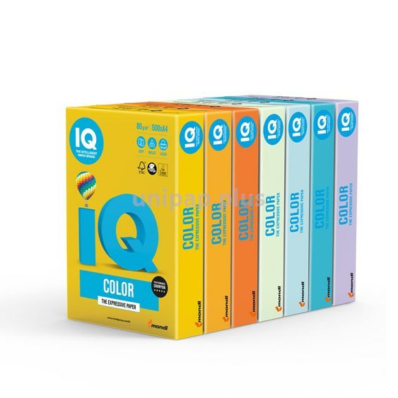xerografický papír IQ Color A3 80 g 50 intenzívně žlutá 500 listů