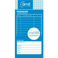 paragon A7 2 x 50 listů číslovaný Optys