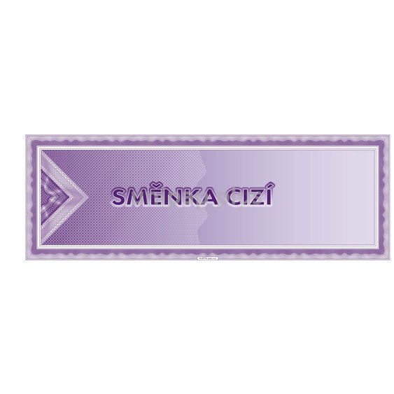 směnka cizí - zaplaťte
