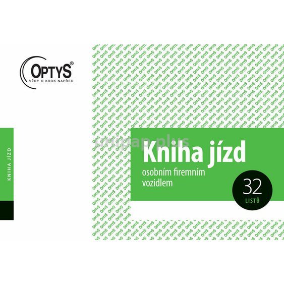 kniha jízd firemního vozidla A6 Optys