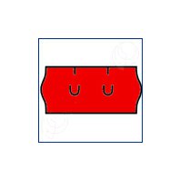 etikety do kleští Samark, Uni 26 x 12 mm červené