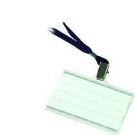 identifikátor s textilní černou šnůrkou