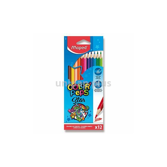 pastelky Maped trojboké Color Peps 12 barev