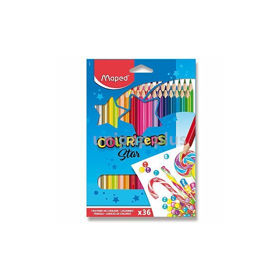 pastelky Maped trojboké Color Peps 36 ks