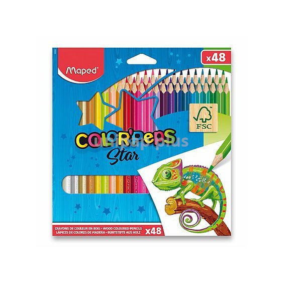 pastelky trojboké Maped Color Peps 48 barev