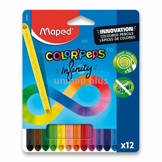 pastelky Maped Color Peps Infinity 12 barev