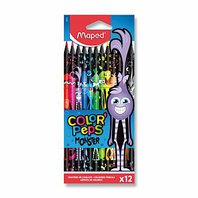 pastelky Maped Color Peps Monster bezdřevé 12 ks
