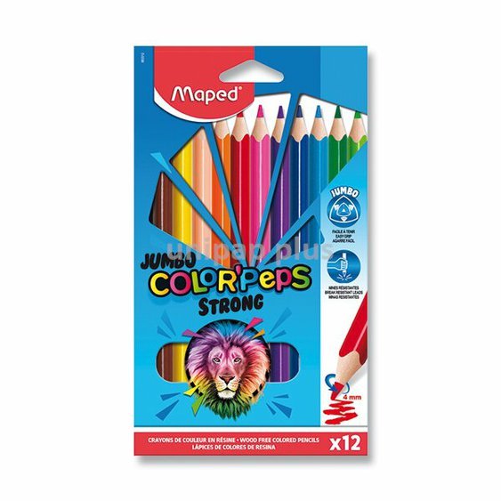pastelky Maped Color'Peps Strong Jumbo 12 ks