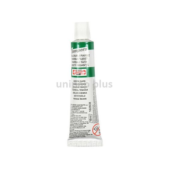 barva temperová 16 ml zeleň tmavá