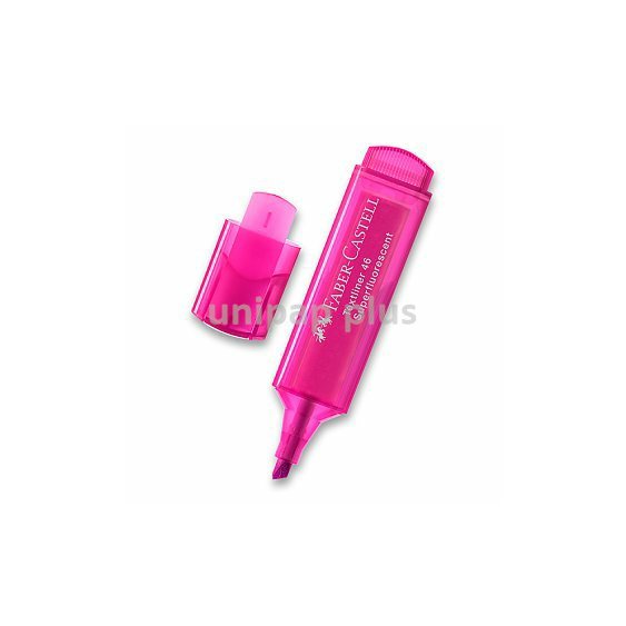 zvýrazňovač Faber-Castell růžový