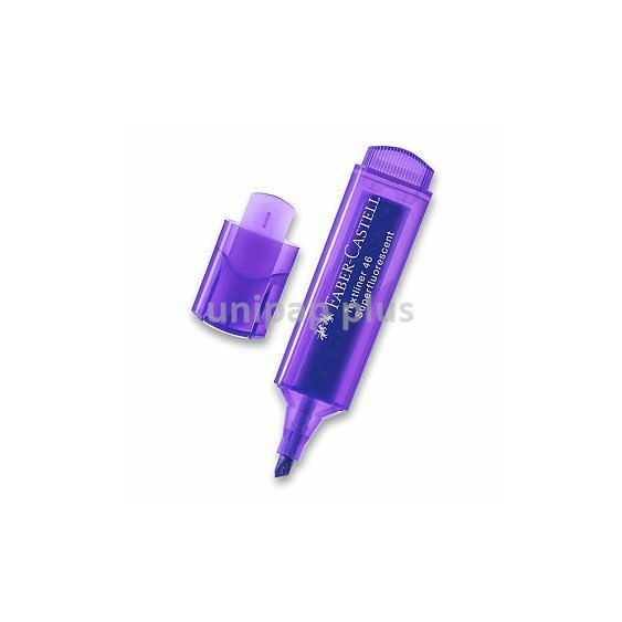 zvýrazňovač Faber-Castell fialový
