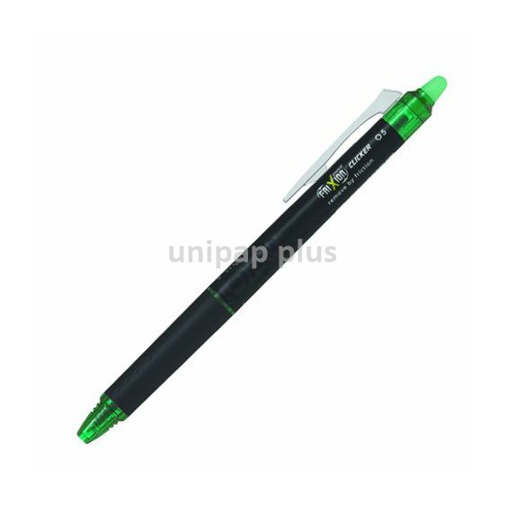 roller gelový Pilot FriXion Point Clicker 0.5 zelený - tenký hrot F