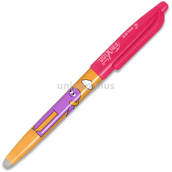 roller Pilot Frixion přepisovatelný modrý - Best Friends meruňkově oranžové tělo + růžové víčko