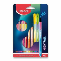 dětské fixy Maped Color'Peps Deco Nightfall - 12 barev