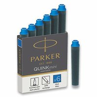 inkoustové bombičky Parker Quink Mini modré 6 ks