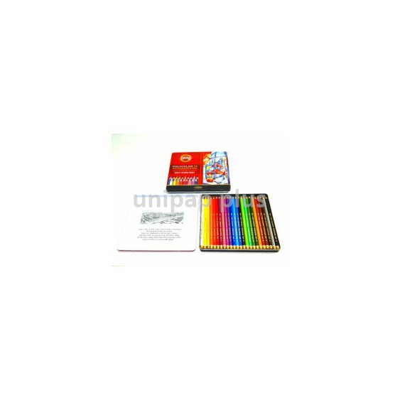 pastelky Koh-i-noor 3824 Polycolor v plechu 24 barev