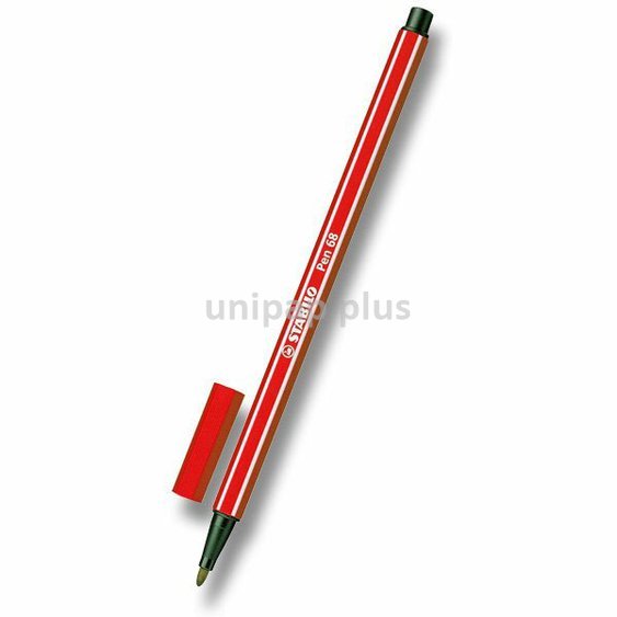 popisovač Stabilo pen 68/50 tmavě červený