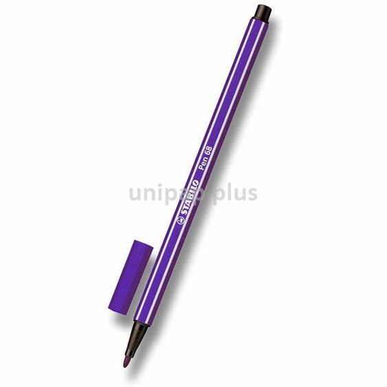 popisovač Stabilo pen 68/55 fialový
