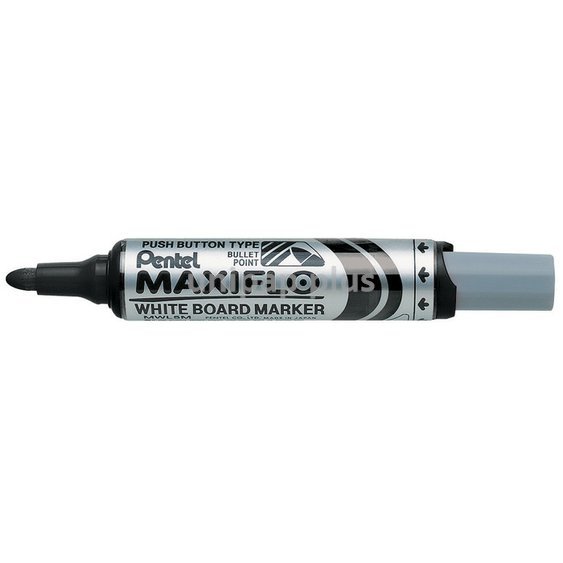 popisovač Pentel Maxiflo na bílé tabule černý