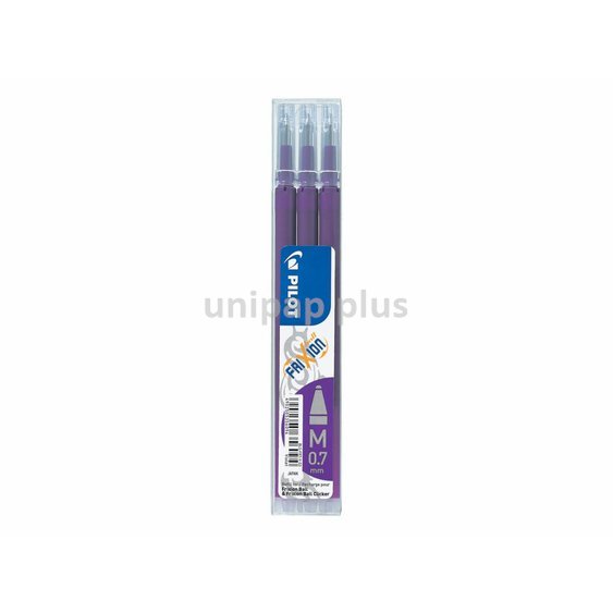 náplň do rolleru Pilot Frixion fialová 0,7 mm 3 ks