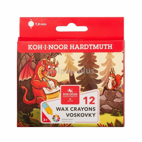 voskovky Koh-i-noor 8232 12 barev
