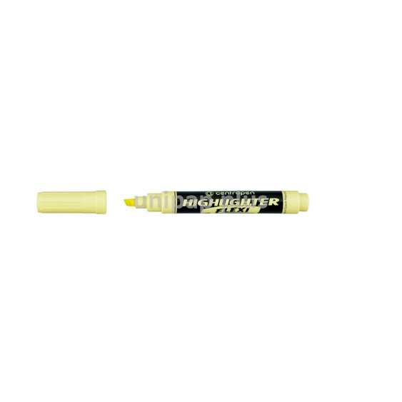 zvýrazňovač Centropen 8542 Flexi pastelový žlutý