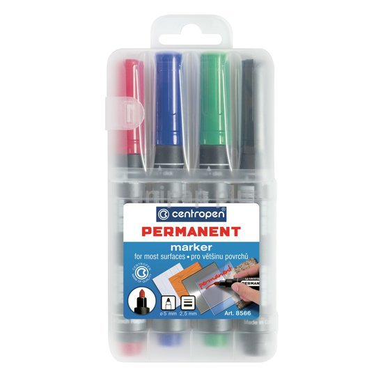 popisovač Centropen 8566 SE sada 4 barvy