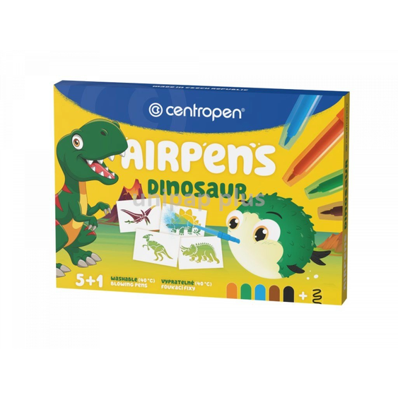 foukací fixy Centropen 1500 5+1 ks Dinosaur