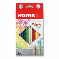 pastelky Kores Kolores Style 12+2+1