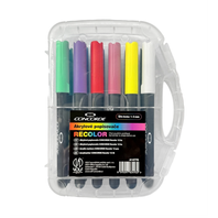 popisovače akrylové - štětcový hrot 1-3 mm sada 12 ks