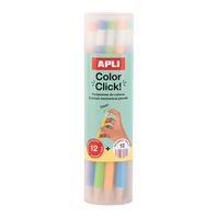 stiskací pastelky Apli + náhradní tuhy + ořezávátko