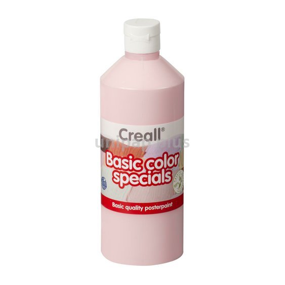 barva temperová Creall 500 ml červená pastelová