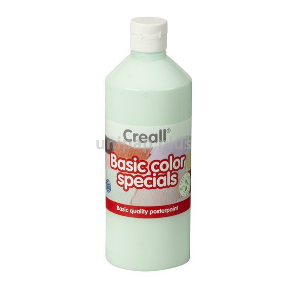 barva temperová Creall 500 ml zelená pastelová