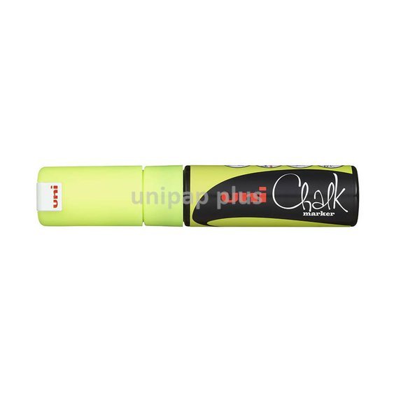 popisovač Uni PWE-8K křídový 8 mm fluo žlutý