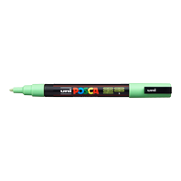 popisovač Uni Posca PC-3M akrylový - tenký hrot 0,9-1,3 mm světle zelený (5)