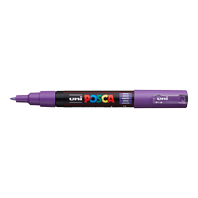 popisovač Uni Posca PC-1M akrylový - extra tenký hrot 0,7-1 mm fialový (12)