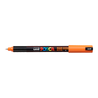 popisovač Uni Posca PC-1MR akrylový - ultra tenký hrot 0,7 mm oranžový (4)