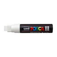 popisovač Uni Posca PC-17K akrylový - široký rovný hrot 15 mm bílý (1)