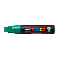 popisovač Uni Posca PC-17K akrylový - široký rovný hrot 15 mm zelený (6)